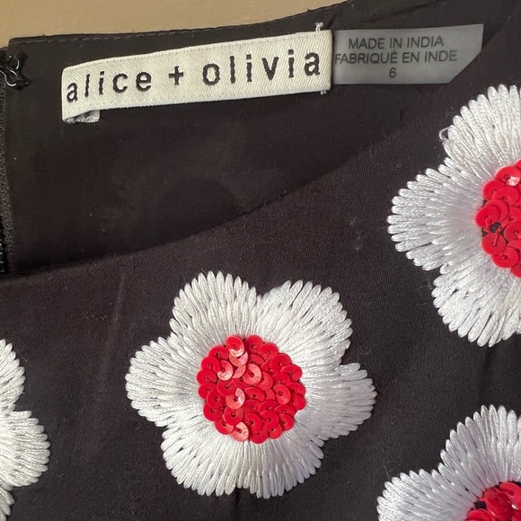 Floral Black Dress - Picture 3 of 5